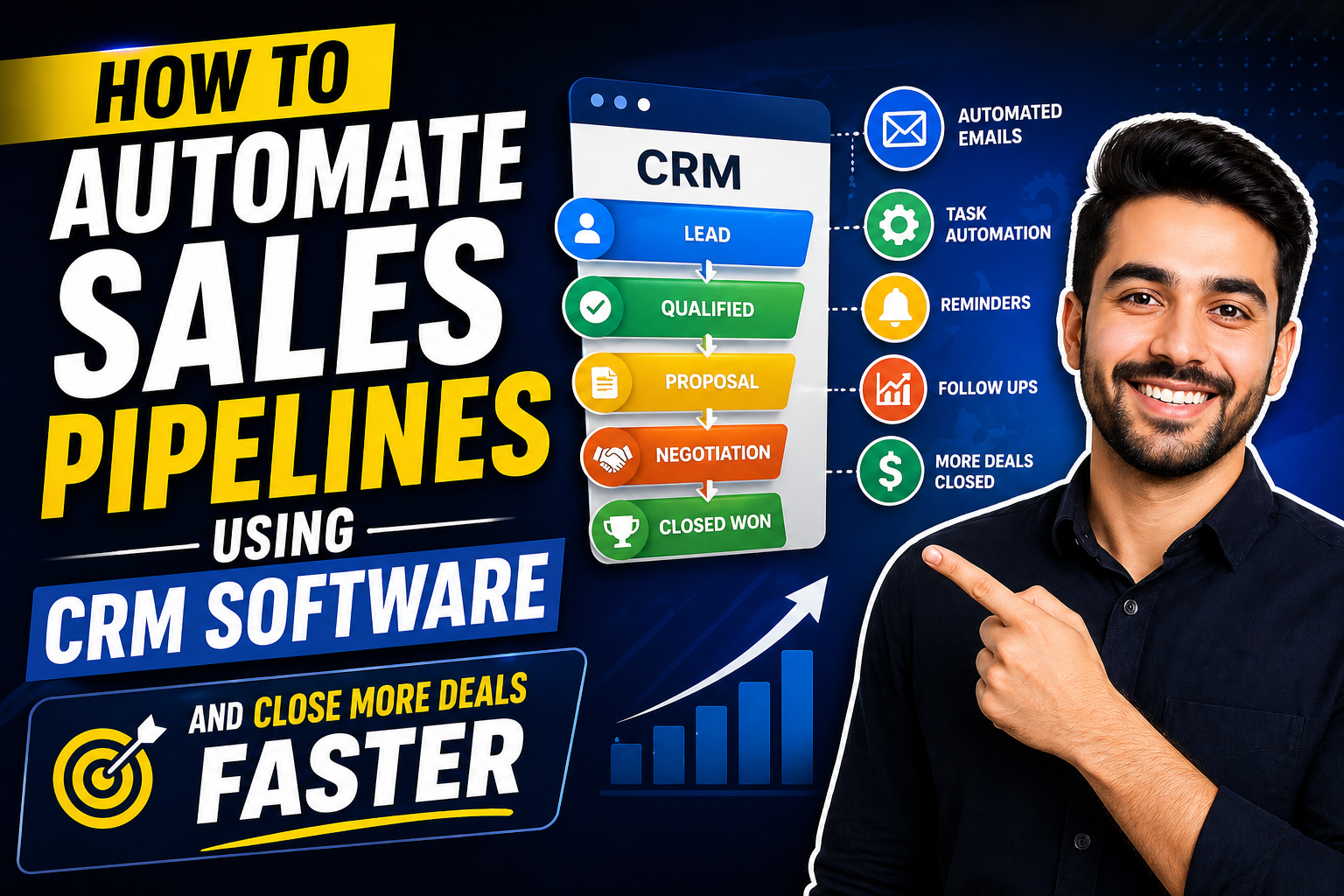 How to Automate Sales Pipelines Using CRM Software and Close More Deals Faster